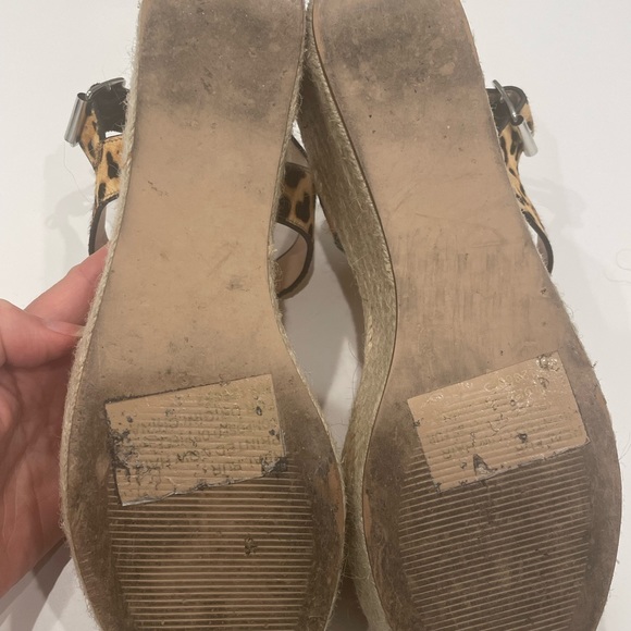 Steve Madden wedged espadrilles with cheetah print. - Picture 6 of 6